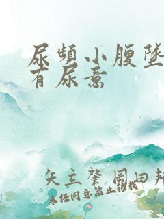 尿频小腹坠胀总有尿意