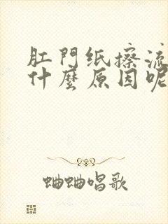 肛门纸擦流血是什么原因呢