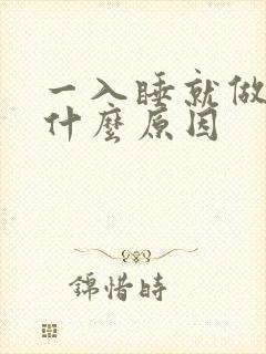 一入睡就做梦是什么原因