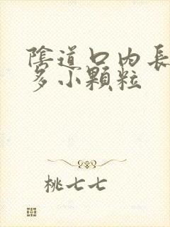 阴道口内长了很多小颗粒