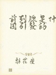 前列腺是什么原因引发的