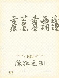 舌苔黄两边有齿痕怎么调理