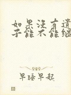 如果没有遗嘱孩子能不能继承房产