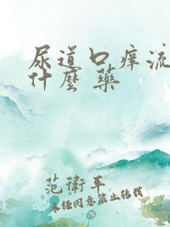 尿道口痒流脓吃什么 药