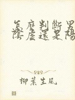 怎么判断男人肾阴虚还是阳虚