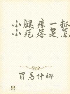 小腿痒一抓好多小疙瘩是怎么回事