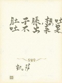 肚子胀,想吐又吐不出来是什么原因