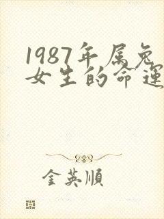 1987年属兔女生的命运如何