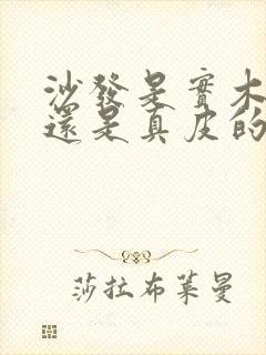 沙发是实木的好还是真皮的好