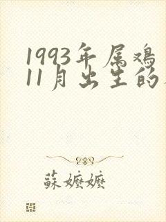 1993年属鸡11月出生的人命运