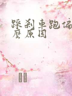 踩刹车跑偏是什么原因