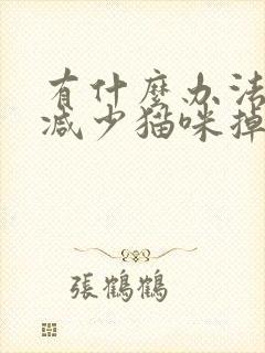 有什么办法可以减少猫咪掉毛