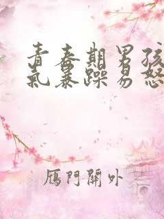 青春期男孩子脾气暴躁易怒