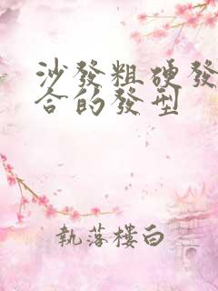 沙发粗硬发质适合的发型