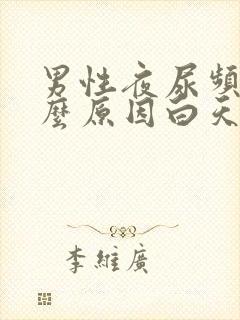 男性夜尿频多什么原因白天正常