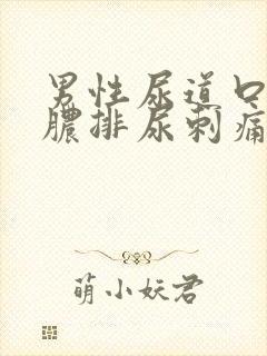 男性尿道口流黄脓排尿刺痛