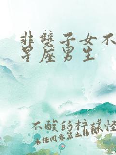 非双子女不可的星座男生