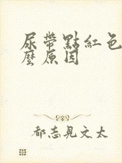 尿带点红色是什么原因