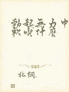 勃起无力中途疲软吃什么