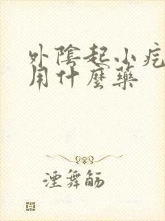 外阴起小疙瘩痒用什么药