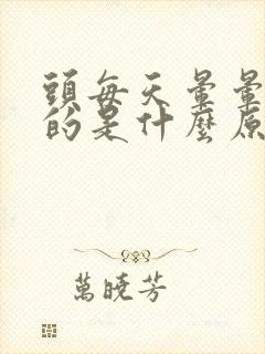 头每天晕晕乎乎的是什么原因