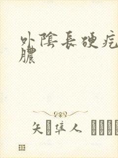 外阴长硬疙瘩流脓