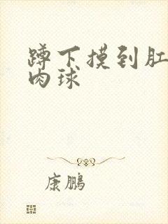 蹲下摸到肛门有肉球