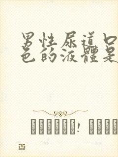 男性尿道口流白色的液体是什么原因