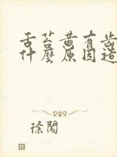 舌苔黄有齿痕是什么原因造成的