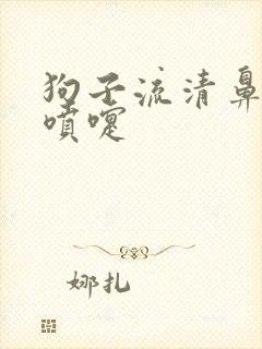 狗子流清鼻涕打喷嚏