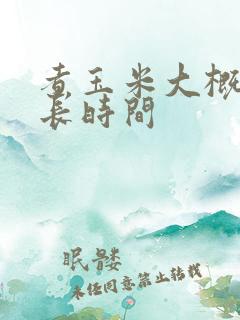 煮玉米大概用多长时间