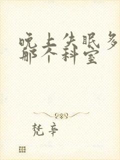 晚上失眠多梦看那个科室