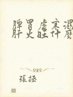 脾胃虚寒湿气重肝火旺什么症状