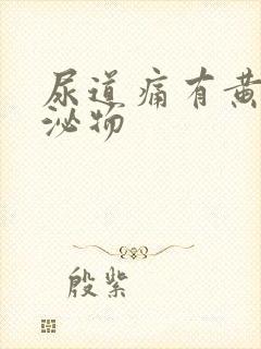 尿道痛有黄色分泌物