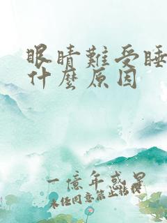 眼睛难受睡不着什么原因