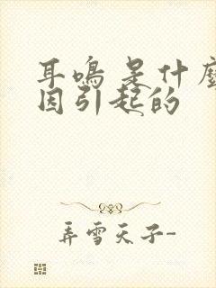 耳鸣 是什么原因引起的