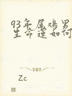 93年属鸡男一生命运如何