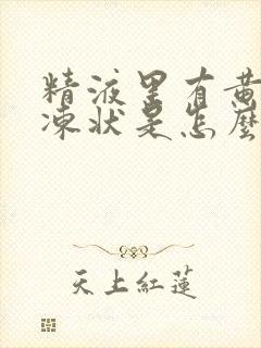 精液里有黄色果冻状是怎么回事