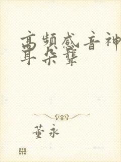 高频感音神经性耳朵聋