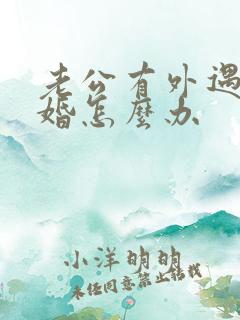 老公有外遇提离婚怎么办