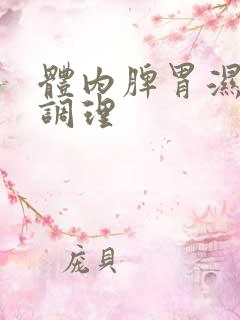 体内脾胃湿气重调理