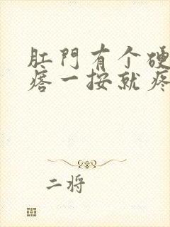 肛门有个硬的疙瘩一按就疼