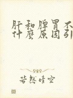 肝和脾胃不和是什么原因引起