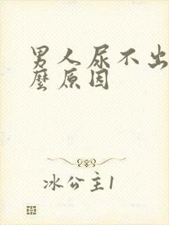 男人尿不出尿什么原因