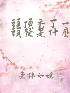 头顶秃了一小块头发是什么原因怎么办