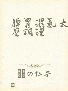 脾胃湿气太重怎么调理