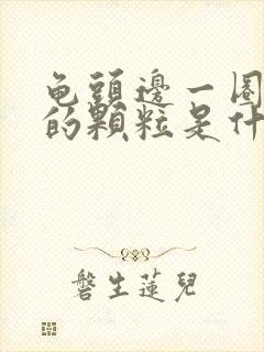 龟头边一圈白色的颗粒是什么