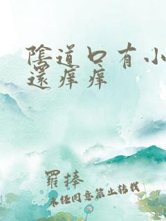 阴道口有小疙瘩还痒痒