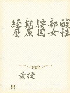 经期腰部酸痛什么原因女性