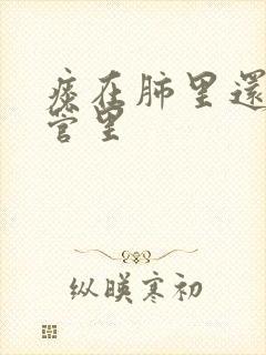 痰在肺里还是气管里